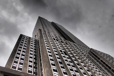 The building. The French for "the building" is "l’immeuble".