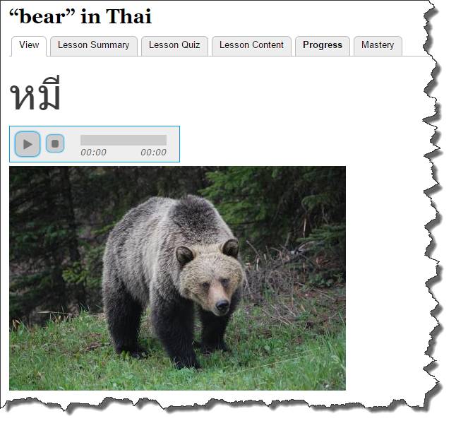 photo on "bear" page