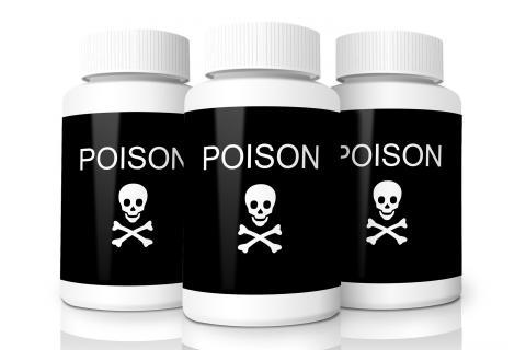 Poison; toxin. The Thai for "poison; toxin" is "พิษ".